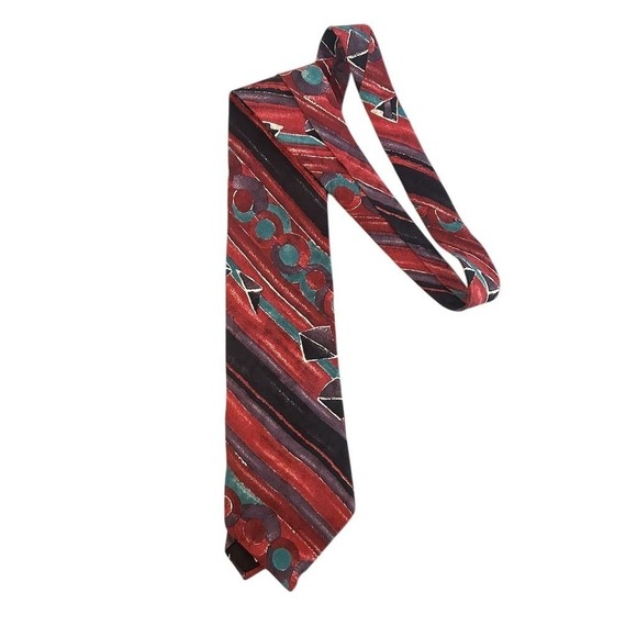 Oscar de la Renta Other - VTG Oscar de la Renta Couture Collection Men's 100% Silk Neckwear Tie Abstract